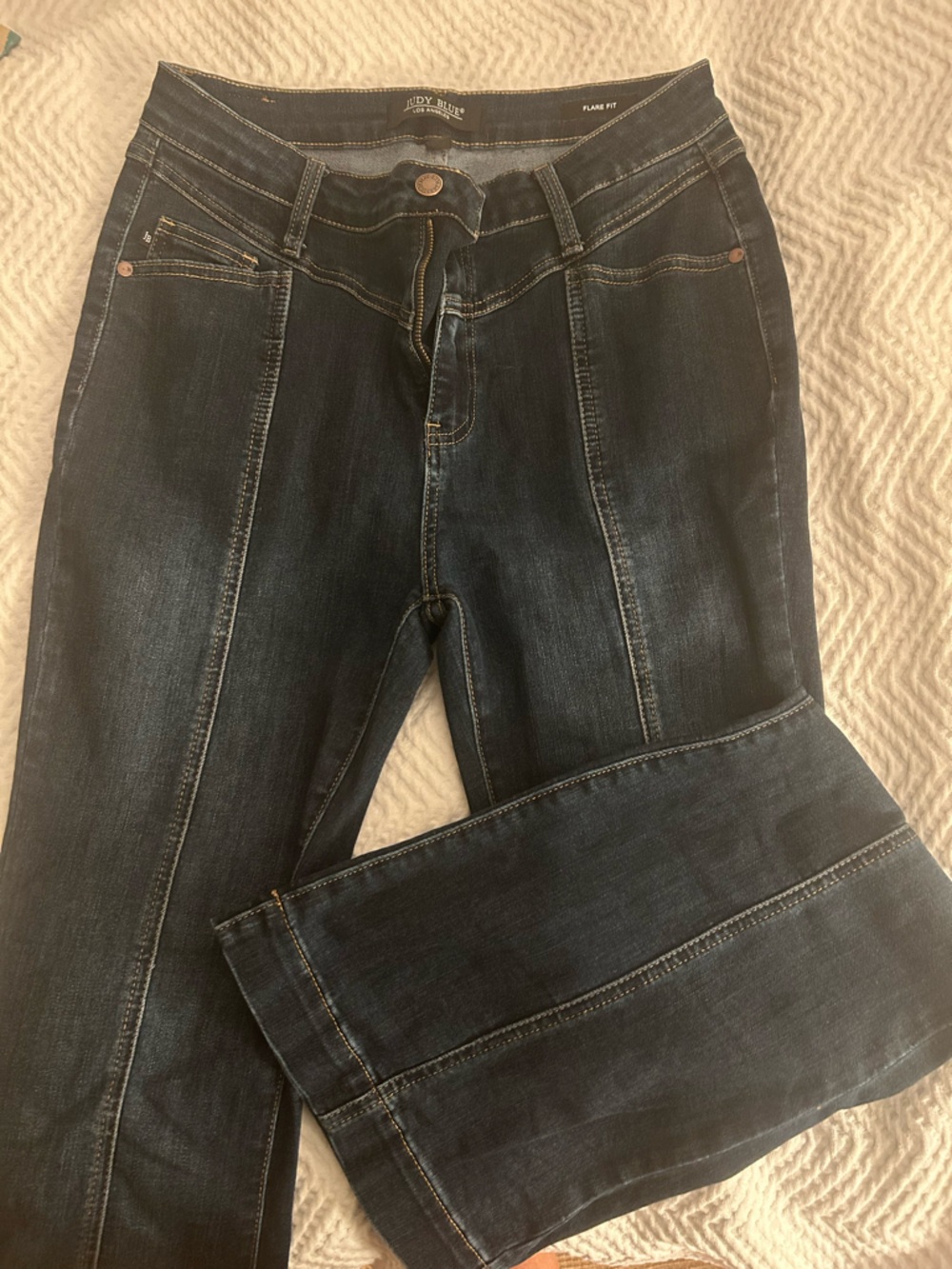Judy Blue Dark Blue Straight Men's Jeans